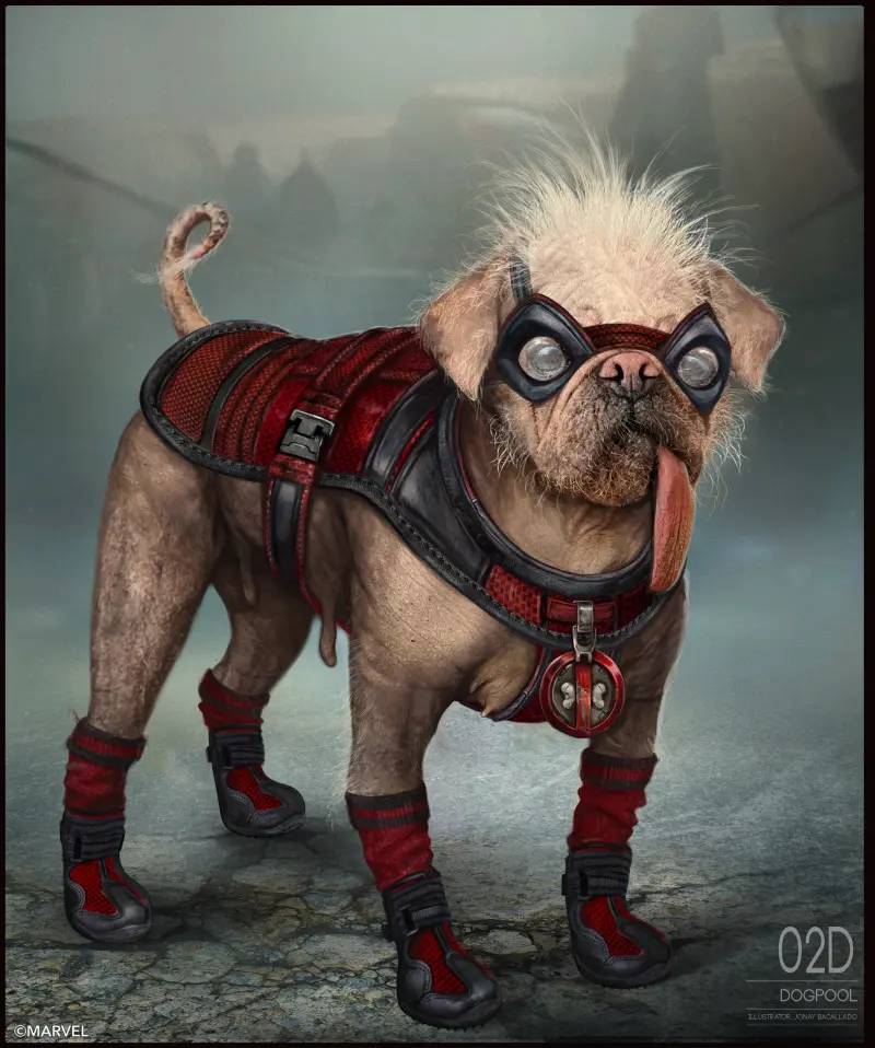 Jonay Bacallado. Diseño de Dogpool.